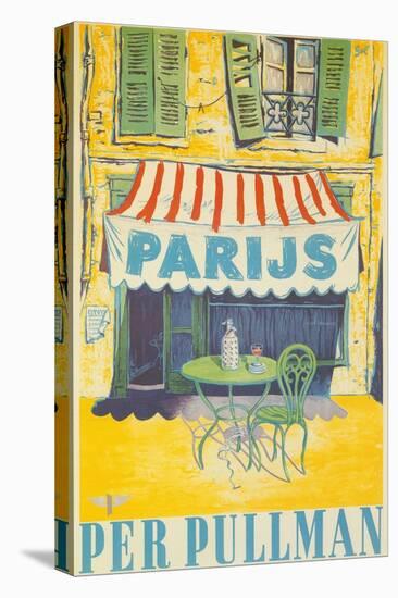 Parisian Outdoor Cafe, Per Pullman-null-Stretched Canvas