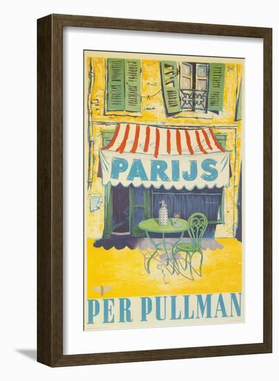 Parisian Outdoor Cafe, Per Pullman-null-Framed Giclee Print
