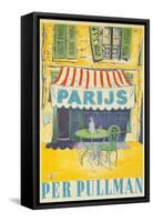 Parisian Outdoor Cafe, Per Pullman-null-Framed Stretched Canvas