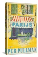 Parisian Outdoor Cafe, Per Pullman-null-Stretched Canvas