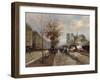 Parisian Outdoor Market-Hovely-Framed Art Print