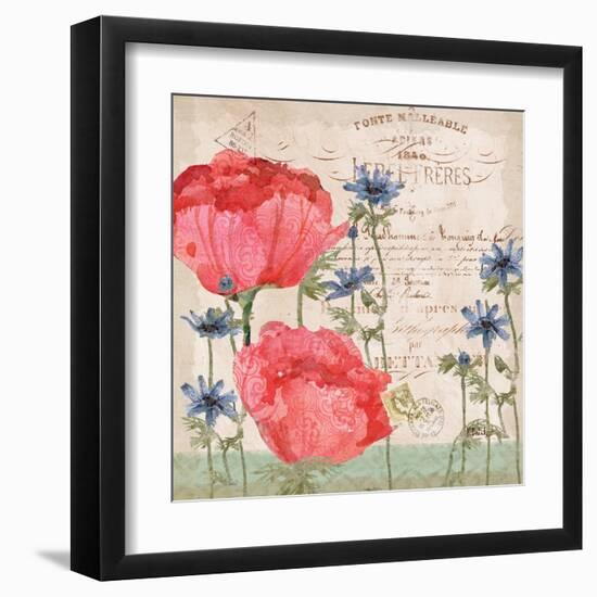 Parisian Peonies I-Paul Brent-Framed Art Print