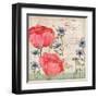 Parisian Peonies I-Paul Brent-Framed Art Print