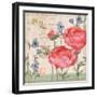 Parisian Peonies II-Paul Brent-Framed Art Print