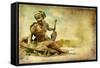 Parisian Pictures - Vintage Series-Maugli-l-Framed Stretched Canvas