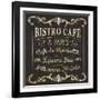 Parisian Signs Square II-Pela Design-Framed Art Print