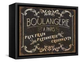 Parisian Signs-Pela Design-Framed Stretched Canvas