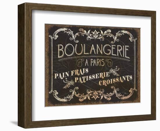 Parisian Signs-Pela Design-Framed Art Print