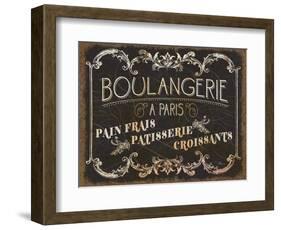 Parisian Signs-Pela Design-Framed Art Print