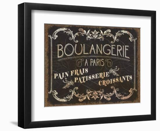 Parisian Signs-Pela Design-Framed Art Print