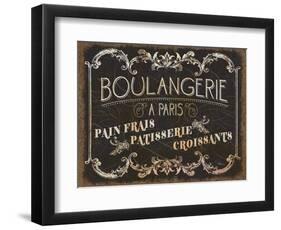 Parisian Signs-Pela Design-Framed Art Print