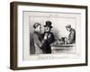 Parisian Sketches-Honore Daumier-Framed Giclee Print