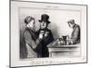 Parisian Sketches-Honore Daumier-Mounted Giclee Print