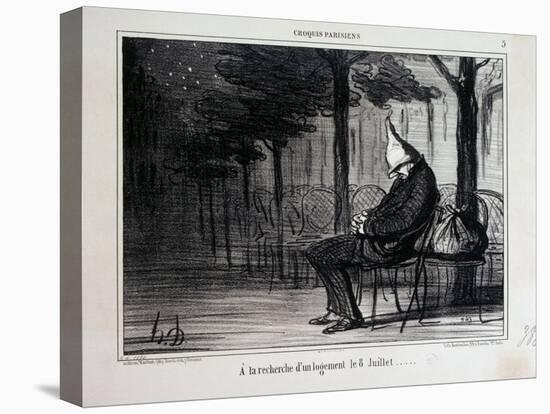 Parisian Sketches-Honore Daumier-Stretched Canvas