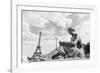 Parisian Statue-John Harper-Framed Giclee Print