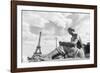 Parisian Statue-John Harper-Framed Giclee Print