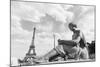 Parisian Statue-John Harper-Mounted Giclee Print