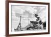 Parisian Statue-John Harper-Framed Giclee Print