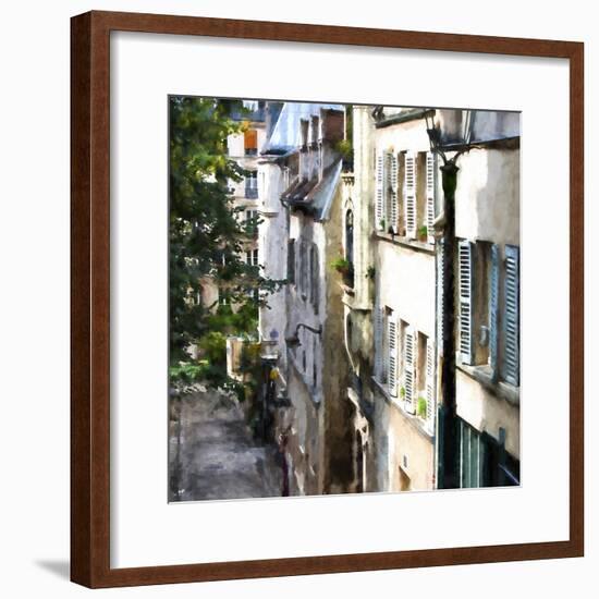 Parisian Street Montmartre-Philippe Hugonnard-Framed Giclee Print