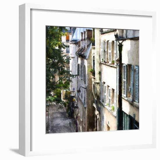 Parisian Street Montmartre-Philippe Hugonnard-Framed Giclee Print