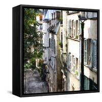 Parisian Street Montmartre-Philippe Hugonnard-Framed Stretched Canvas