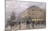 Parisian Street Scene-Eugene Galien Laloue-Mounted Premium Giclee Print