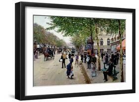 Parisian Street Scene-Jean Béraud-Framed Giclee Print