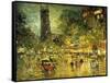 Parisian Street Scene-Konstantin A. Korovin-Framed Stretched Canvas