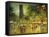 Parisian Street Scene-Konstantin A. Korovin-Framed Stretched Canvas