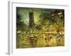 Parisian Street Scene-Konstantin Alekseevich Korovin-Framed Giclee Print