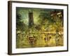 Parisian Street Scene-Konstantin Alekseevich Korovin-Framed Giclee Print