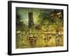 Parisian Street Scene-Konstantin Alekseevich Korovin-Framed Giclee Print