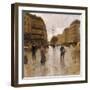 Parisian Street Scene-Luigi Loir-Framed Giclee Print