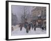 Parisian Street Scene-Eugene Galien-Laloue-Framed Giclee Print