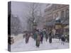 Parisian Street Scene-Eugene Galien-Laloue-Stretched Canvas