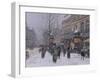 Parisian Street Scene-Eugene Galien-Laloue-Framed Premium Giclee Print