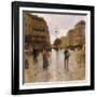 Parisian Street Scene-Luigi Loir-Framed Giclee Print