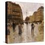 Parisian Street Scene-Luigi Loir-Stretched Canvas