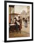 Parisian Street Scene-Francisco Miralles Y Galup-Framed Giclee Print