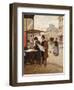 Parisian Street Scene-Francisco Miralles Y Galup-Framed Giclee Print