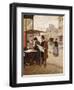 Parisian Street Scene-Francisco Miralles Y Galup-Framed Giclee Print