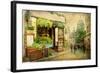 Parisian Streets - Montmartre-Maugli-l-Framed Art Print