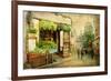 Parisian Streets - Montmartre-Maugli-l-Framed Art Print