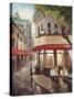 Parisian Stroll-Joseph Cates-Stretched Canvas