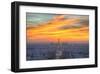 Parisian Sunset-null-Framed Art Print