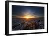 Parisian Sunset-Sebastien Lory-Framed Photographic Print