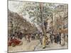 Parisian View-Frederic Anatole Houbron-Mounted Giclee Print