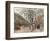 Parisian View-Frederic Anatole Houbron-Framed Giclee Print