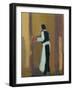 Parisian waiter, 2015-Michael G. Clark-Framed Giclee Print