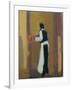Parisian waiter, 2015-Michael G. Clark-Framed Giclee Print